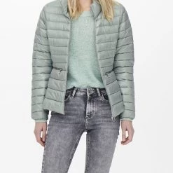 ΑΝΔΡΑΣ ONLY ONLMADELINE JACKET OTW Gray -ΓΥΝΑΙΚΑ ΡΟΥΧΑ ΠΑΝΩΦΟΡΙΑ Εκπτώσεις 3410AONLY3120014 Gray 4