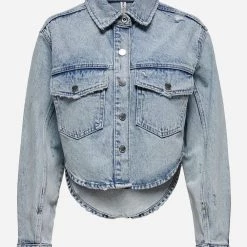 ΑΝΔΡΑΣ ONLY ONLZOE LIFE LS CROP DNM SHIRT ADD DenimBlue -ΓΥΝΑΙΚΑ ΡΟΥΧΑ ΠΑΝΩΦΟΡΙΑ Εκπτώσεις 3410AONLY3200024 DenimBlue 3