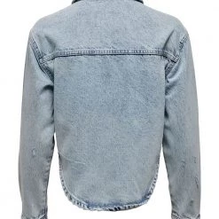 ΑΝΔΡΑΣ ONLY ONLZOE LIFE LS CROP DNM SHIRT ADD DenimBlue -ΓΥΝΑΙΚΑ ΡΟΥΧΑ ΠΑΝΩΦΟΡΙΑ Εκπτώσεις 3410AONLY3200024 DenimBlue 4