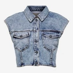 ΑΝΔΡΑΣ ONLY ONLREX LIFE LS DNM WAISTCOAT GOU DenimBlue -ΓΥΝΑΙΚΑ ΡΟΥΧΑ ΠΑΝΩΦΟΡΙΑ Εκπτώσεις 3410AONLY3540002 DenimBlue 5