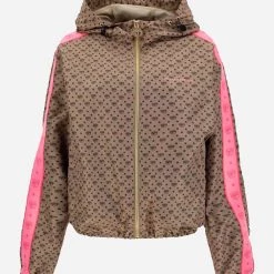 ΑΝΔΡΑΣ CHIARA FERRAGNI NYLON LIGHT PRINT LOGOM. ΜΠΟΥΦΑΝ ΓΥΝΑΙΚΕΙΟ Brown