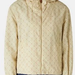 ΑΝΔΡΑΣ TRUSSARDI 56S00757/1T005668 JACKET MONOGRAM PRINT NYLON ΜΠΟΥΦΑΝ ΓΥΝΑΙΚΕΙΟ Cream