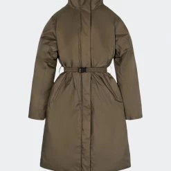 ΑΝΔΡΑΣ RAINS Long Padded Nylon W Coat Brown -ΓΥΝΑΙΚΑ ΡΟΥΧΑ ΠΑΝΩΦΟΡΙΑ Εκπτώσεις 3500ARAIN3140008 Brown 3