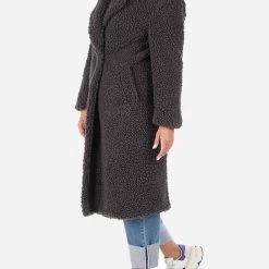 ΑΝΔΡΑΣ UGG ΜΠΟΥΦΑΝ W GERTRUDE LONG TEDDY COAT DarkSlateGrey -ΓΥΝΑΙΚΑ ΡΟΥΧΑ ΠΑΝΩΦΟΡΙΑ Εκπτώσεις 3510A0UGG3120001 DarkSlateGrey 4