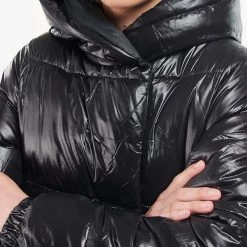 ΑΝΔΡΑΣ BARBOUR INTERNATIONAL ΜΠΟΥΦΑΝ Aldea Shine Quilt Black -ΓΥΝΑΙΚΑ ΡΟΥΧΑ ΠΑΝΩΦΟΡΙΑ Εκπτώσεις 3510ABAIN3120004 Black 3