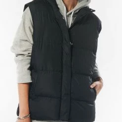 ΑΝΔΡΑΣ BODY ACTION WOMEN OVERSIZED GILET Black