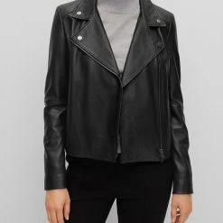 ΑΝΔΡΑΣ BOSS ΔΕΡΜΑΤΙΝΟ ΜΠΟΥΦΑΝ C_Saleli1 Black