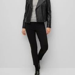 ΑΝΔΡΑΣ BOSS ΔΕΡΜΑΤΙΝΟ ΜΠΟΥΦΑΝ C_Saleli1 Black -ΓΥΝΑΙΚΑ ΡΟΥΧΑ ΠΑΝΩΦΟΡΙΑ Εκπτώσεις 3510ABOSS3130005 Black 4