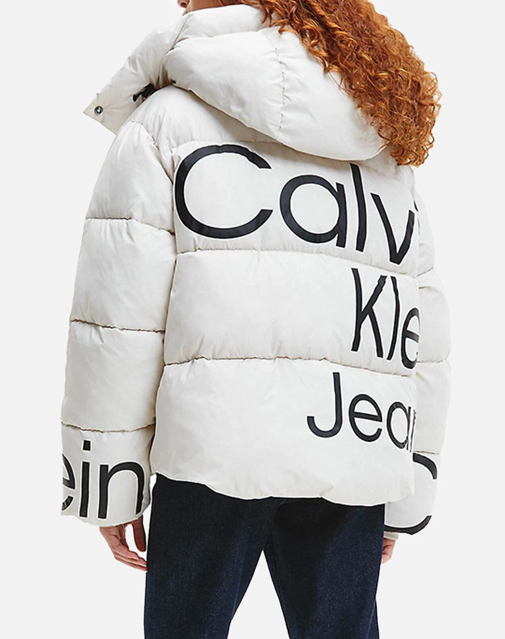 ΑΝΔΡΑΣ CALVIN KLEIN ΜΠΟΥΦΑΝ BOLD DISRUPTED LOGO PUFFER OffWhite 4 ΑΝΔΡΑΣ CALVIN KLEIN ΜΠΟΥΦΑΝ BOLD DISRUPTED LOGO PUFFER OffWhite - Image 2