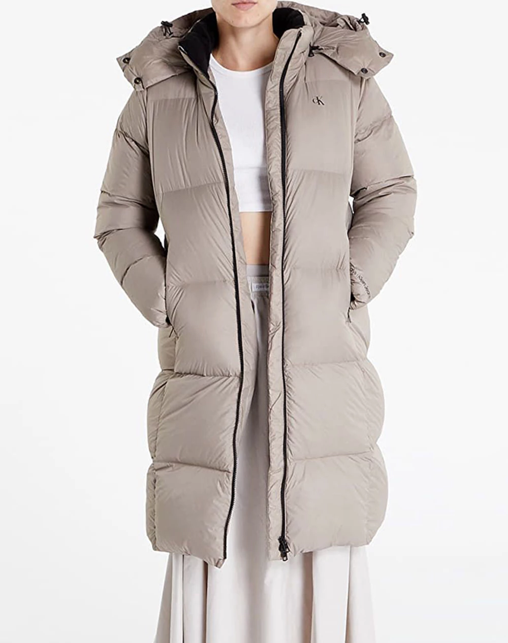 ΑΝΔΡΑΣ CALVIN KLEIN CK ΜΠΟΥΦΑΝ MW DOWN LONG PUFFER Biege 3 ΑΝΔΡΑΣ CALVIN KLEIN CK ΜΠΟΥΦΑΝ MW DOWN LONG PUFFER Biege