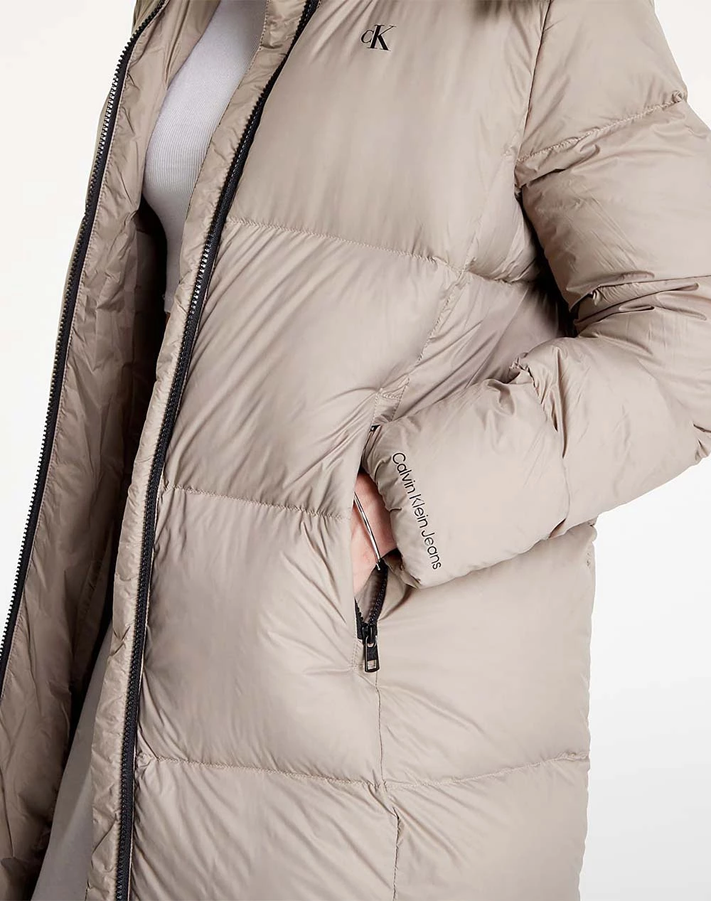 ΑΝΔΡΑΣ CALVIN KLEIN CK ΜΠΟΥΦΑΝ MW DOWN LONG PUFFER Biege 5 ΑΝΔΡΑΣ CALVIN KLEIN CK ΜΠΟΥΦΑΝ MW DOWN LONG PUFFER Biege - Image 3
