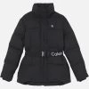 ΑΝΔΡΑΣ CALVIN KLEIN ΜΠΟΥΦΑΝ LOGO BELT WAISTED SHORT PUFFER Black -ΓΥΝΑΙΚΑ ΡΟΥΧΑ ΠΑΝΩΦΟΡΙΑ Εκπτώσεις 3510ACALV3120011 Black 1