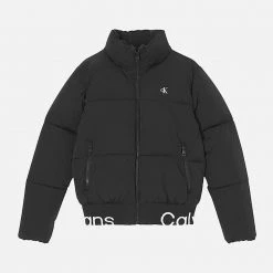ΑΝΔΡΑΣ CALVIN KLEIN ΜΠΟΥΦΑΝ LOGO HEM SHORT PUFFER JACKET Black -ΓΥΝΑΙΚΑ ΡΟΥΧΑ ΠΑΝΩΦΟΡΙΑ Εκπτώσεις 3510ACALV3120012 Black 3