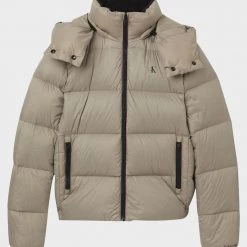 ΑΝΔΡΑΣ CALVIN KLEIN ΜΠΟΥΦΑΝ CK MW DOWN SHORT PUFFER Biege
