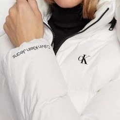 ΑΝΔΡΑΣ CALVIN KLEIN ΜΠΟΥΦΑΝ CK MW DOWN SHORT PUFFER White -ΓΥΝΑΙΚΑ ΡΟΥΧΑ ΠΑΝΩΦΟΡΙΑ Εκπτώσεις 3510ACALV3120013 White 3