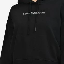 ΑΝΔΡΑΣ CALVIN KLEIN SHRUNKEN INSTITUTIONAL HOODIE ΜΠΛΟΥΖΑ ΦΟΥΤΕΡ TotalBlack -ΓΥΝΑΙΚΑ ΡΟΥΧΑ ΠΑΝΩΦΟΡΙΑ Εκπτώσεις 3510ACALV3440018 TotalBlack 3
