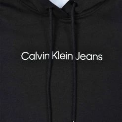 ΑΝΔΡΑΣ CALVIN KLEIN SHRUNKEN INSTITUTIONAL HOODIE ΜΠΛΟΥΖΑ ΦΟΥΤΕΡ TotalBlack -ΓΥΝΑΙΚΑ ΡΟΥΧΑ ΠΑΝΩΦΟΡΙΑ Εκπτώσεις 3510ACALV3440018 TotalBlack 4