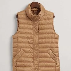 ΑΝΔΡΑΣ GANT ΜΠΟΥΦΑΝ D1. LIGHT DOWN GILET Brown