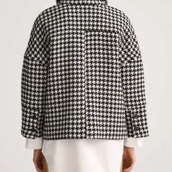 ΑΝΔΡΑΣ GANT ΜΠΟΥΦΑΝ D1. HOUNDSTOOTH CROPPED JACKET Black -ΓΥΝΑΙΚΑ ΡΟΥΧΑ ΠΑΝΩΦΟΡΙΑ Εκπτώσεις 3510AGANT3120018 Black 2