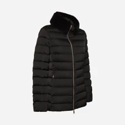 ΑΝΔΡΑΣ GEOX W BETTANIE LONG JKT - SATIN PO Black -ΓΥΝΑΙΚΑ ΡΟΥΧΑ ΠΑΝΩΦΟΡΙΑ Εκπτώσεις 3510AGEOX3150022 Black 4