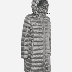 ΑΝΔΡΑΣ GEOX W ZOSMA LONG JKT - SATIN BRIGH MetallicSilver -ΓΥΝΑΙΚΑ ΡΟΥΧΑ ΠΑΝΩΦΟΡΙΑ Εκπτώσεις 3510AGEOX3150023 MetallicSilver 3