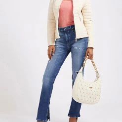 ΑΝΔΡΑΣ GUESS VONA JACKET ΜΠΟΥΦΑΝ ΓΥΝΑΙΚΕΙΟ OffWhite -ΓΥΝΑΙΚΑ ΡΟΥΧΑ ΠΑΝΩΦΟΡΙΑ Εκπτώσεις 3510AGUES3120020 OffWhite 3