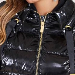 ΑΝΔΡΑΣ GUESS ANNIE PUFFER JACKET ΜΠΟΥΦΑΝ ΓΥΝΑΙΚΕΙΟ Black -ΓΥΝΑΙΚΑ ΡΟΥΧΑ ΠΑΝΩΦΟΡΙΑ Εκπτώσεις 3510AGUES3120028 Black 3