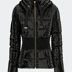 ΑΝΔΡΑΣ GUESS ANNIE PUFFER JACKET ΜΠΟΥΦΑΝ ΓΥΝΑΙΚΕΙΟ Black -ΓΥΝΑΙΚΑ ΡΟΥΧΑ ΠΑΝΩΦΟΡΙΑ Εκπτώσεις 3510AGUES3120028 Black 5