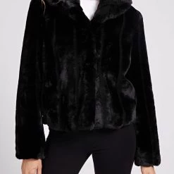 ΑΝΔΡΑΣ GUESS NEW SOPHY JACKET ΜΠΟΥΦΑΝ ΓΥΝΑΙΚΕΙΟ Black