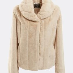 ΑΝΔΡΑΣ GUESS NEW SOPHY JACKET ΜΠΟΥΦΑΝ ΓΥΝΑΙΚΕΙΟ Cream -ΓΥΝΑΙΚΑ ΡΟΥΧΑ ΠΑΝΩΦΟΡΙΑ Εκπτώσεις 3510AGUES3120032 Cream 4