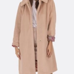 ΑΝΔΡΑΣ GUESS SIMONNE COAT ΜΠΟΥΦΑΝ ΓΥΝΑΙΚΕΙΟ Biege