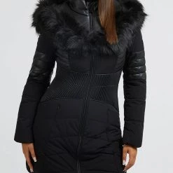 ΑΝΔΡΑΣ GUESS NEW OXANA JACKET ΜΠΟΥΦΑΝ ΓΥΝΑΙΚΕΙΟ Black