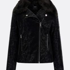ΑΝΔΡΑΣ GUESS OLIVIA JACKET ΜΠΟΥΦΑΝ ΓΥΝΑΙΚΕΙΟ Black -ΓΥΝΑΙΚΑ ΡΟΥΧΑ ΠΑΝΩΦΟΡΙΑ Εκπτώσεις 3510AGUES3120037 Black 5