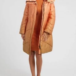 ΑΝΔΡΑΣ GUESS OPHELIE JACKET ΜΠΟΥΦΑΝ ΓΥΝΑΙΚΕΙΟ Orange -ΓΥΝΑΙΚΑ ΡΟΥΧΑ ΠΑΝΩΦΟΡΙΑ Εκπτώσεις 3510AGUES3120040 Orange 3