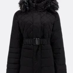 ΑΝΔΡΑΣ GUESS LAURIE DOWN JACKET ΜΠΟΥΦΑΝ ΓΥΝΑΙΚΕΙΟ Black -ΓΥΝΑΙΚΑ ΡΟΥΧΑ ΠΑΝΩΦΟΡΙΑ Εκπτώσεις 3510AGUES3120041 Black 4
