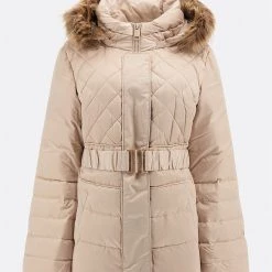 ΑΝΔΡΑΣ GUESS LAURIE DOWN JACKET ΜΠΟΥΦΑΝ ΓΥΝΑΙΚΕΙΟ Cream -ΓΥΝΑΙΚΑ ΡΟΥΧΑ ΠΑΝΩΦΟΡΙΑ Εκπτώσεις 3510AGUES3120041 Cream 3