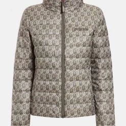 ΑΝΔΡΑΣ GUESS EIREEN PUFFER JACKET ΜΠΛΟΥΖΑ ΓΥΝΑΙΚΕΙΟ Gray -ΓΥΝΑΙΚΑ ΡΟΥΧΑ ΠΑΝΩΦΟΡΙΑ Εκπτώσεις 3510AGUES3400268 Gray 4