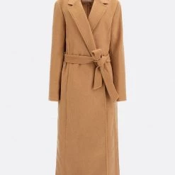 ΑΝΔΡΑΣ GUESS DIAMANTE COAT ΠΑΛΤΟ ΓΥΝΑΙΚΕΙΟ SandyBrown -ΓΥΝΑΙΚΑ ΡΟΥΧΑ ΠΑΝΩΦΟΡΙΑ Εκπτώσεις 3510AGUES3500013 SandyBrown 4