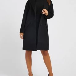 ΑΝΔΡΑΣ GUESS ELLY COAT ΠΑΛΤΟ ΓΥΝΑΙΚΕΙΟ Black -ΓΥΝΑΙΚΑ ΡΟΥΧΑ ΠΑΝΩΦΟΡΙΑ Εκπτώσεις 3510AGUES3500014 Black 3