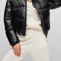 ΑΝΔΡΑΣ HUGO BOSS ΜΠΟΥΦΑΝ Faryne-1 10243060 01 Black -ΓΥΝΑΙΚΑ ΡΟΥΧΑ ΠΑΝΩΦΟΡΙΑ Εκπτώσεις 3510AHUGO3100002 Black 4