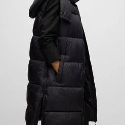 ΑΝΔΡΑΣ HUGO BOSS ΜΠΟΥΦΑΝ Fera-1 Black -ΓΥΝΑΙΚΑ ΡΟΥΧΑ ΠΑΝΩΦΟΡΙΑ Εκπτώσεις 3510AHUGO3110002 Black 4