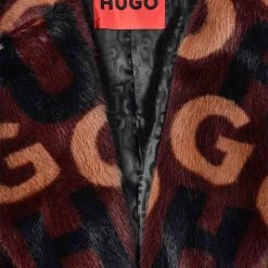 ΑΝΔΡΑΣ HUGO BOSS ΠΑΛΤΟ Mivena-2 Brown -ΓΥΝΑΙΚΑ ΡΟΥΧΑ ΠΑΝΩΦΟΡΙΑ Εκπτώσεις 3510AHUGO3500001 Brown 5