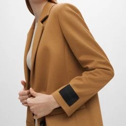 ΑΝΔΡΑΣ HUGO BOSS ΠΑΛΤΟ Mojeni Cinnamon -ΓΥΝΑΙΚΑ ΡΟΥΧΑ ΠΑΝΩΦΟΡΙΑ Εκπτώσεις 3510AHUGO3500003 Cinnamon 3