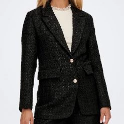 ΑΝΔΡΑΣ ONLY ΣΑΚΚΑΚΙ ONLKENNEDY BOUCLE BLAZER OTW Black