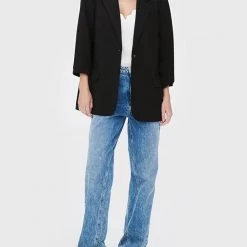 ΑΝΔΡΑΣ ONLY ΣΑΚΚΑΚΙ ONLMILIAN L/S BOYFRIEND BLAZER CC TLR Black -ΓΥΝΑΙΚΑ ΡΟΥΧΑ ΠΑΝΩΦΟΡΙΑ Εκπτώσεις 3510AONLY3000007 Black 4