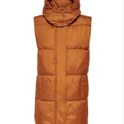ΑΝΔΡΑΣ ONLY ΜΠΟΥΦΑΝ ΑΜΑΝΙΚΟ ONLDEMY PADDED WAISTCOAT OTW NOOS Brown