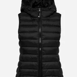 ΑΝΔΡΑΣ ONLY ΜΠΟΥΦΑΝ ONLNEWTAHOE HOOD WAISTCOAT OTW NOOS Black -ΓΥΝΑΙΚΑ ΡΟΥΧΑ ΠΑΝΩΦΟΡΙΑ Εκπτώσεις 3510AONLY3110009 Black 3