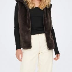 ΑΝΔΡΑΣ ONLY ΓΙΛΕΚΟ ONLMALOU FAUX FUR WAISTCOAT CC OTW Chocolate -ΓΥΝΑΙΚΑ ΡΟΥΧΑ ΠΑΝΩΦΟΡΙΑ Εκπτώσεις 3510AONLY3110011 Chocolate 3