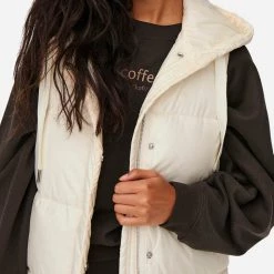 ΑΝΔΡΑΣ ONLY ΜΠΟΥΦΑΝ ΑΜΑΝΙΚΟ ONLNEWASTA PUFFER WAISTCOAT CC OTW Cream -ΓΥΝΑΙΚΑ ΡΟΥΧΑ ΠΑΝΩΦΟΡΙΑ Εκπτώσεις 3510AONLY3110012 Cream 3