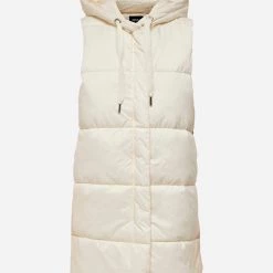 ΑΝΔΡΑΣ ONLY ΜΠΟΥΦΑΝ ΑΜΑΝΙΚΟ ONLNEWASTA PUFFER WAISTCOAT CC OTW Cream -ΓΥΝΑΙΚΑ ΡΟΥΧΑ ΠΑΝΩΦΟΡΙΑ Εκπτώσεις 3510AONLY3110012 Cream 5